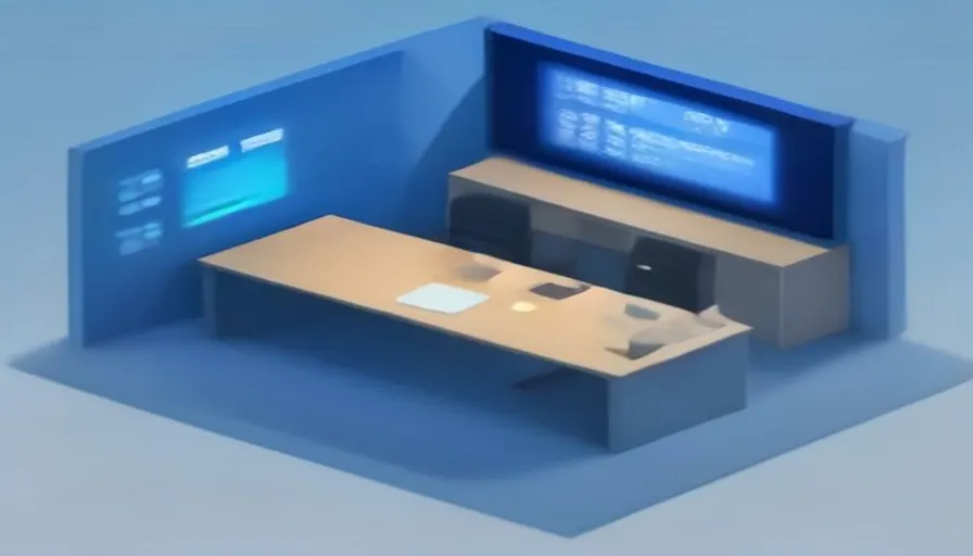Büro içinde dosya devri sürecini gösteren dijital takip panosu