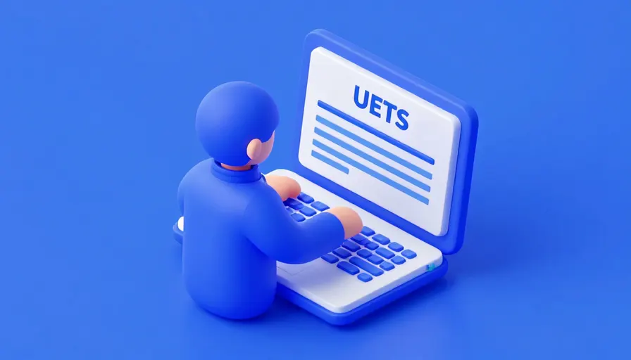 UETS kayıt formu dolduran avukat