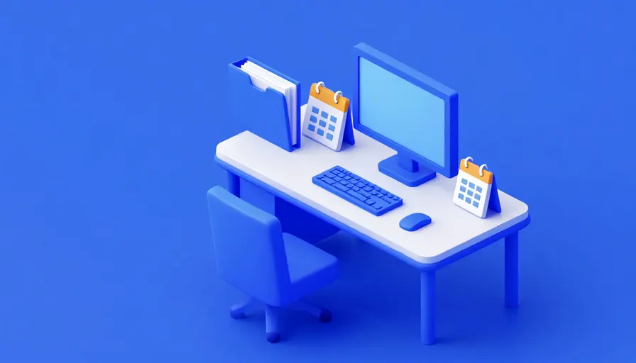Büro içinde düzenli bir süre takibi şablonu