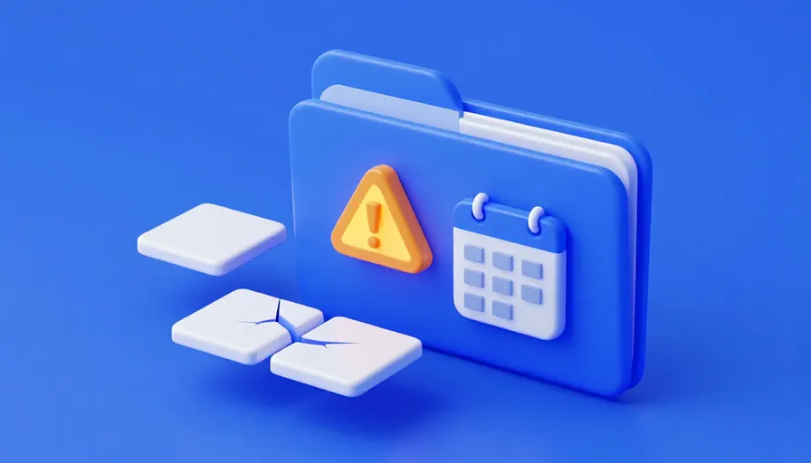 Dosya takibindeki riskli noktaları gösteren illüstrasyon
