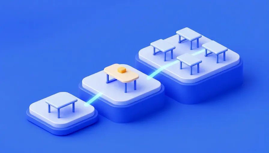 Küçükten büyüğe doğru büyüyen üç büro platformu