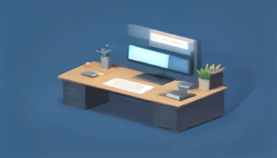 Modern bir hukuk bürosu masası, dijital dosyalar ve takvim