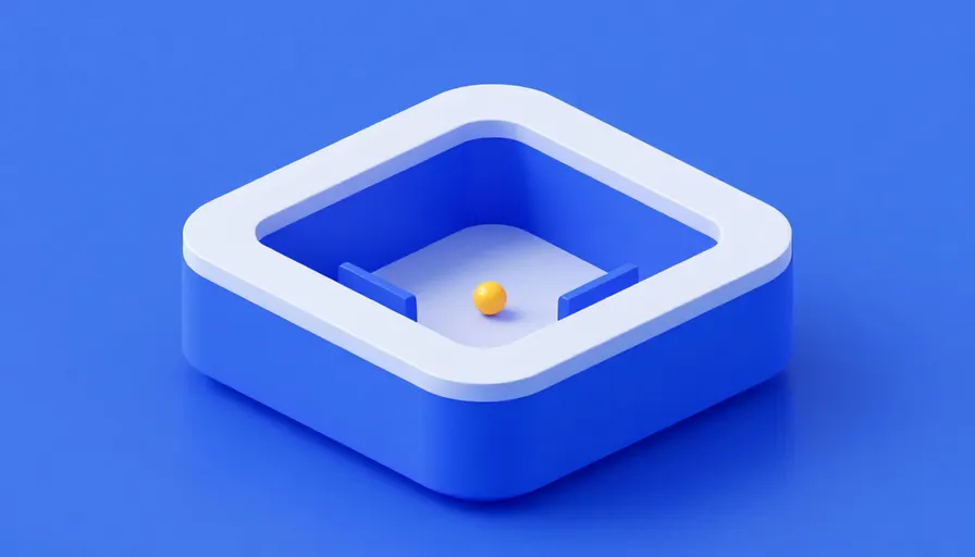 Elektronik tebligat sürecinde yer alan mahkeme ve ilgili birimler gösteren low‑poly 3D sahne