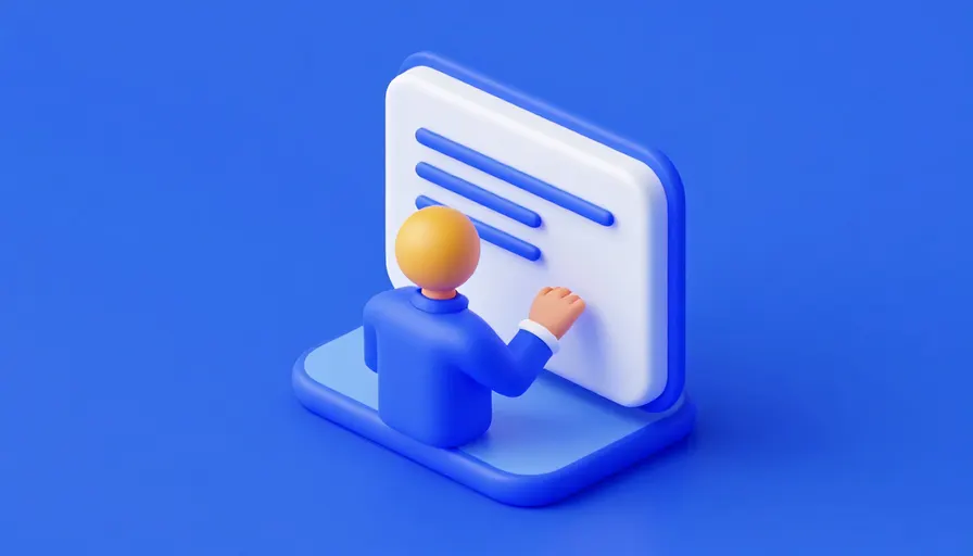 Avukatın e‑tebligatla ilgili yaptığı yaygın hatayı gösteren low‑poly 3D sahne