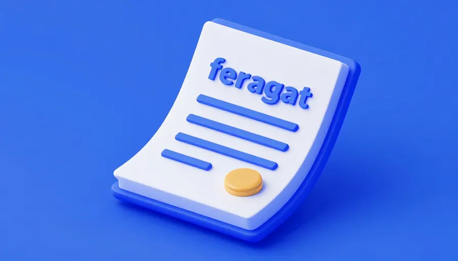 Feragat belgesi vurgulanmış bir sahne