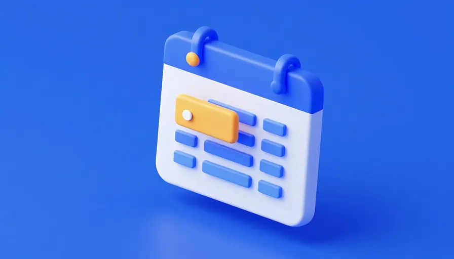 Elektronik tebligatın alındığı anı ve takvim üzerine yansımayı gösteren low-poly 3D sahne