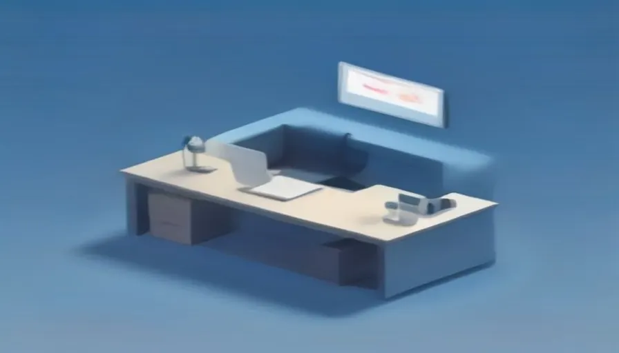 Dijital bildirim simgeleriyle dolu bir hukuk bürosu masası