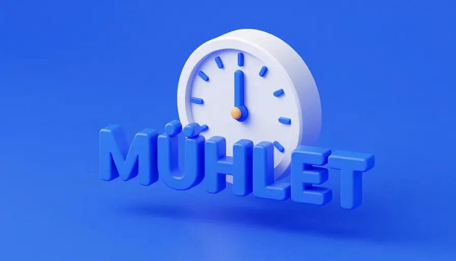 MÜHLET logosu ve saat