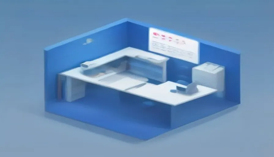 Modern bir hukuk bürosunda dijital takvim ve bildirim ikonları