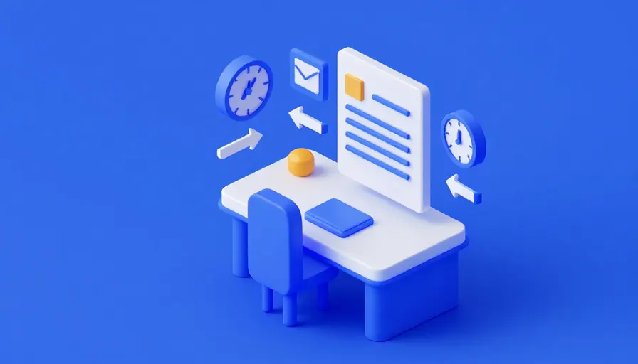 Ofis ve iş akışı temalı görsel