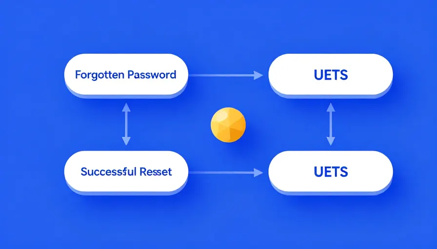 UETS şifre unutma sürecinin akış şeması