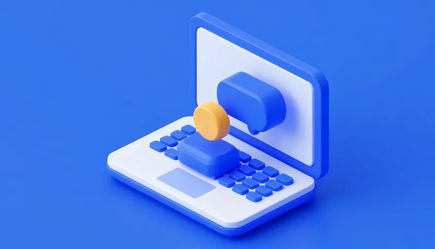Laptop ekranında adım adım entegrasyon iş akışı