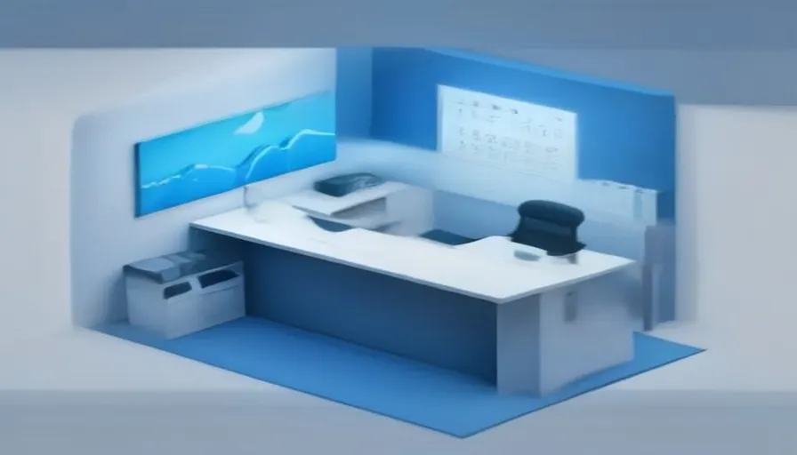 Modern bir hukuk bürosunda dijital takvim ve bildirim panelleri